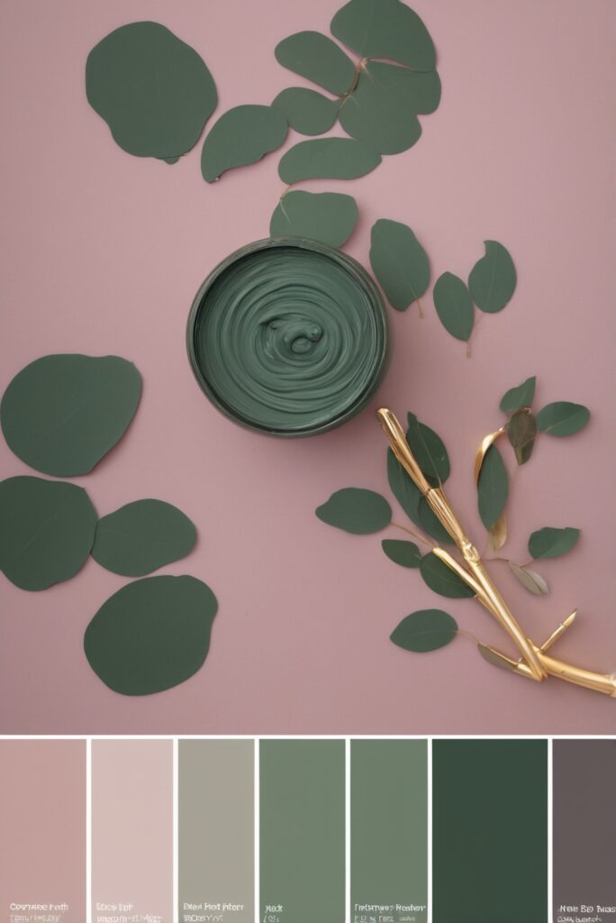 Best 5 SW Palettes colors with Mauve, Forest Green, Elegant Pairings for Your Room 2024