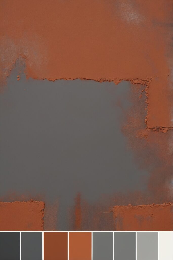 Best 5 SW Palettes colors with Rust, Charcoal, Industrial Chic for Your Room 2024