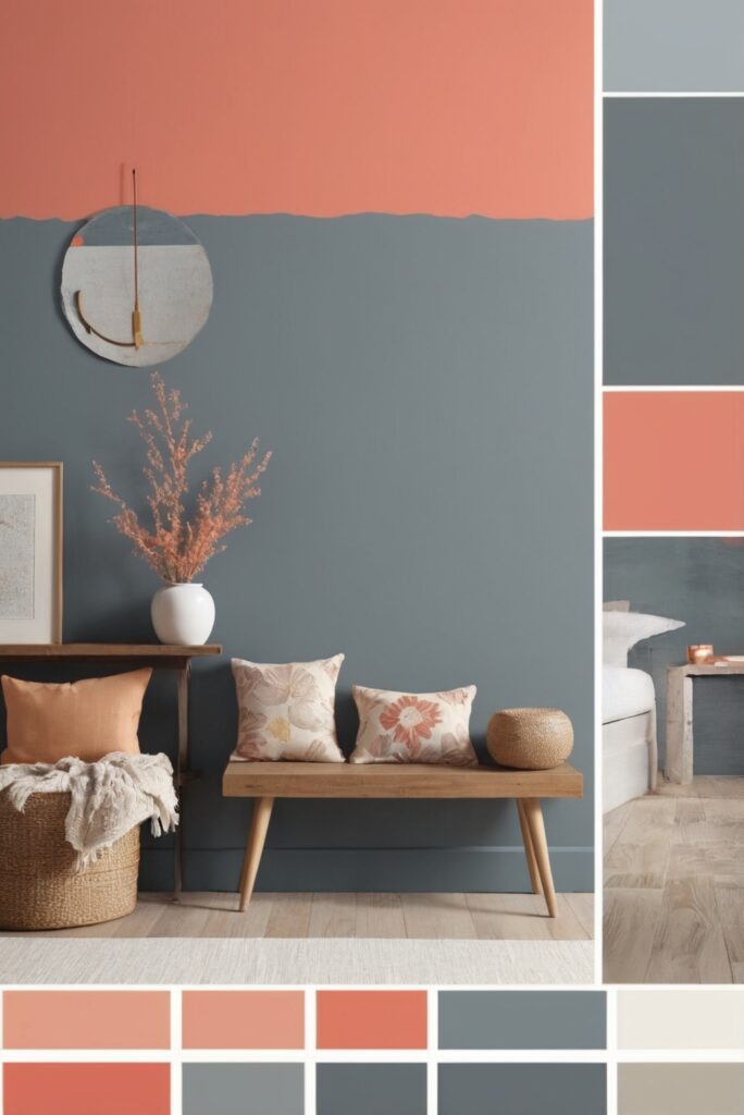 Best 5 SW Palettes colors with Slate and Coral for Your Room 2024