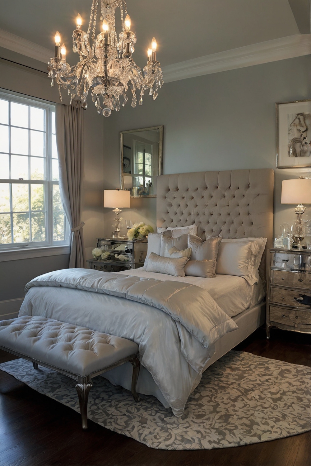 Elegant Escape: Benjamin Moores Silver Satin for Luxe Living - HOME ...