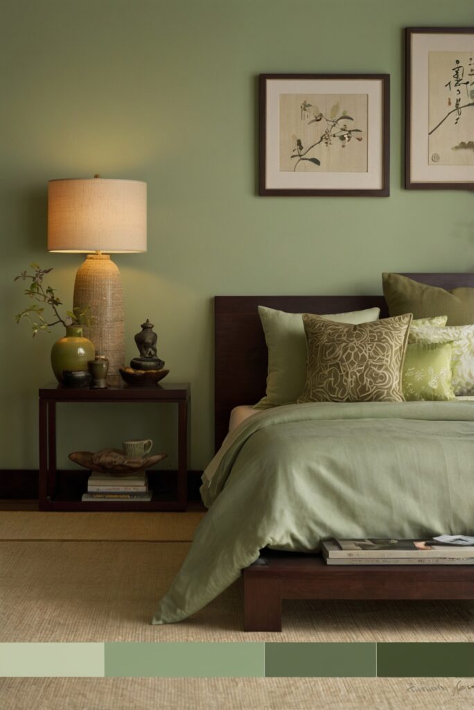 modern bedroom decor, bedroom color scheme, unexpected color combinations, modern bedroom furniture