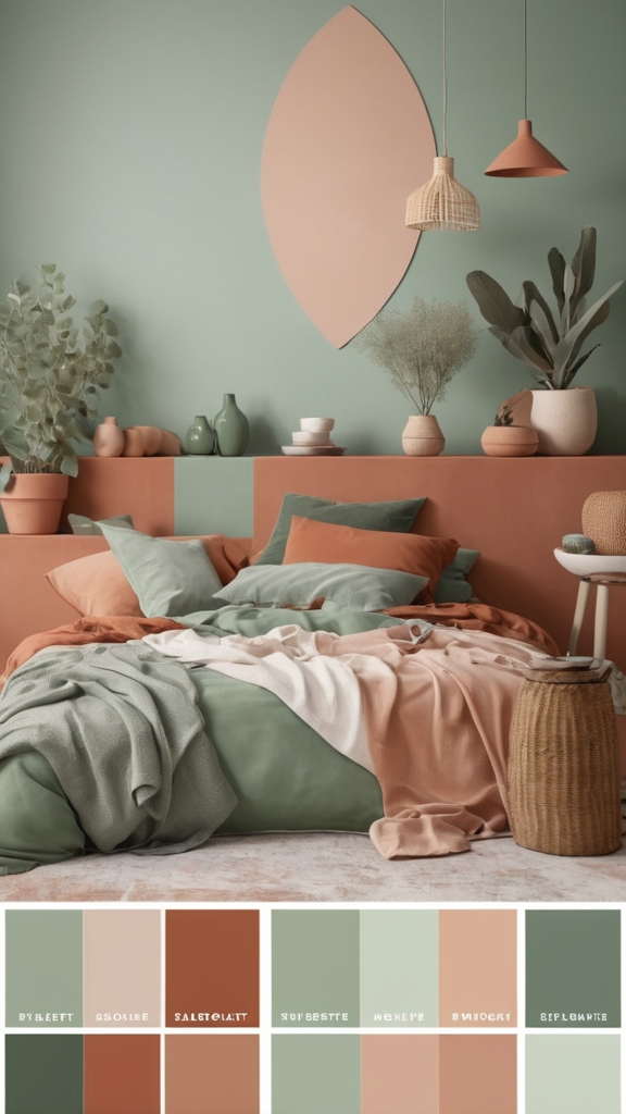 Color SW Palettes, Sage Green ,Terracotta,Palettes ,2025