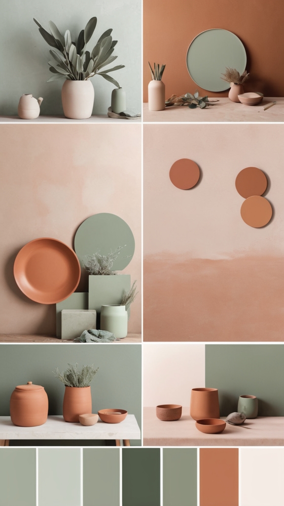 Color SW Palettes, Sage Green ,Terracotta,Palettes ,2025