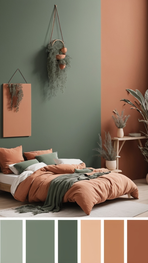 Color SW Palettes, Sage Green ,Terracotta,Palettes ,2025