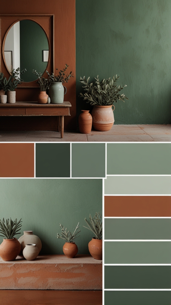 Color SW Palettes, Sage Green ,Terracotta,Palettes ,2025