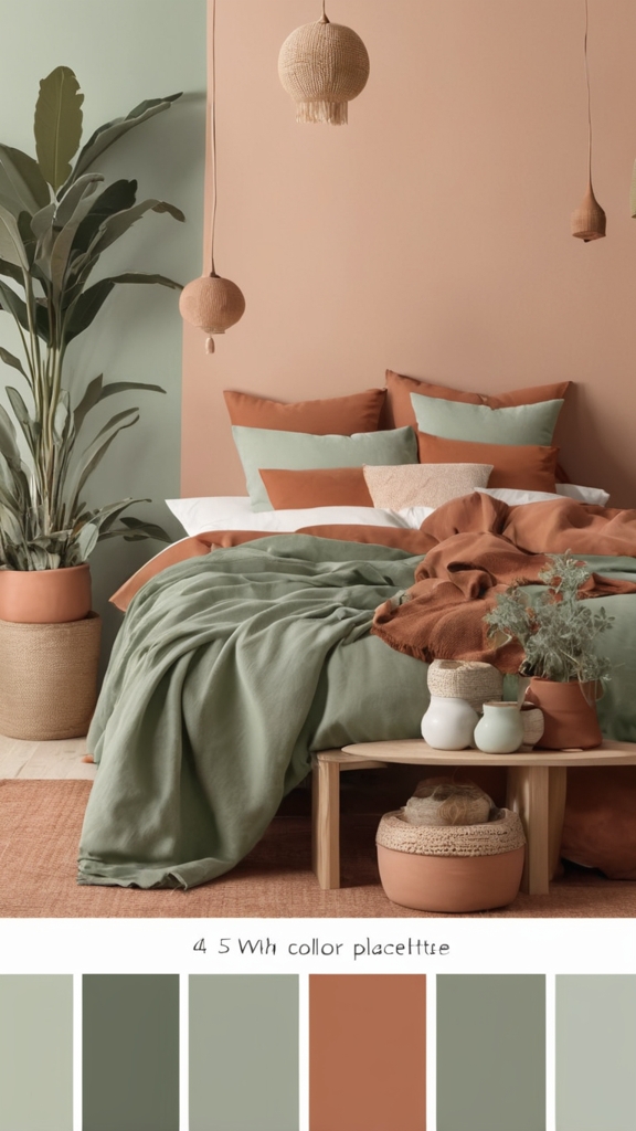 Color SW Palettes, Sage Green ,Terracotta,Palettes ,2025