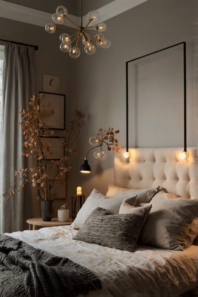 upgrade bedroom decor, bedroom design ideas, stylish bedroom makeover, cozy bedroom atmosphere, luxury bedroom accessories