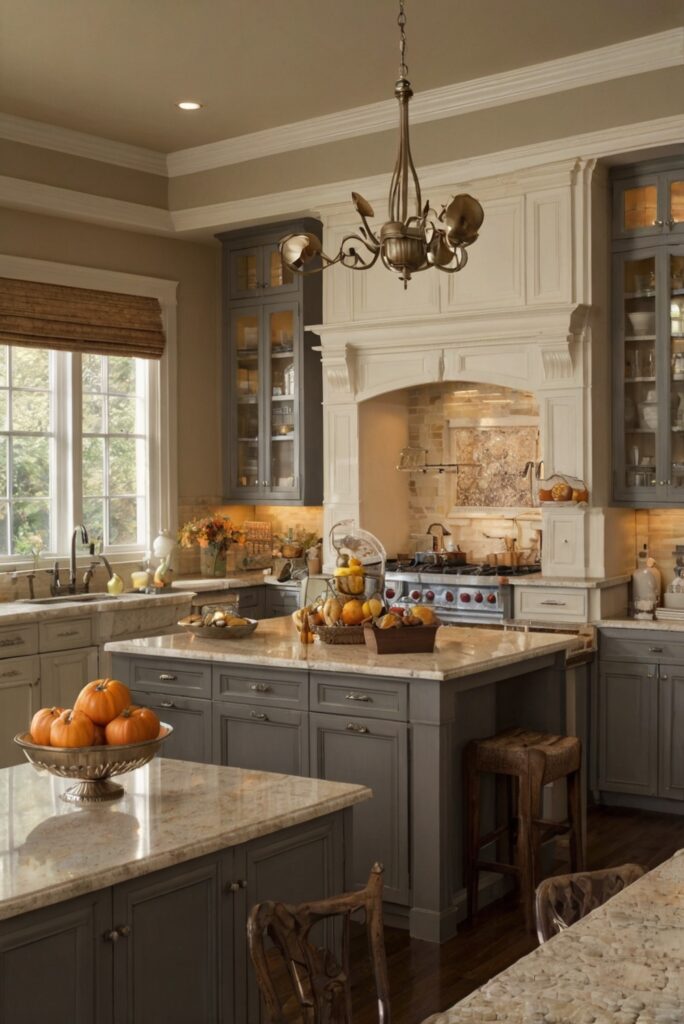 Fall Kitchen Decor, Sherwin Williams Colors, Kitchen Color Trends, Autumn Home Decor, Seasonal Kitchen Design