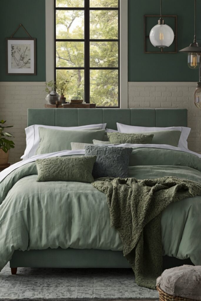 serene bedroom decor, calming bedroom colors, bedroom color scheme, peaceful bedroom design