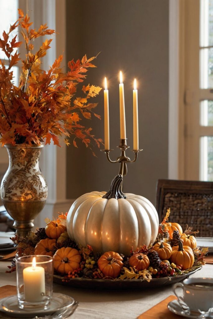 room decor, thanksgiving decor, home decorations, interior design, festive decorations