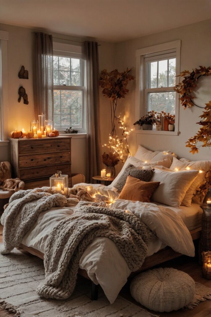 Upgrade Bedroom, Fall Decor Ideas, Cozy Bedroom, Bedroom Upgrade, Fall Bedroom Decor