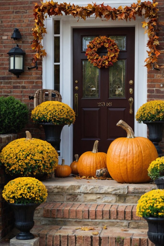 Cozy fall porch decor, Fall outdoor decorations, Outdoor fall decor, Autumn porch decorating, Fall porch ideas