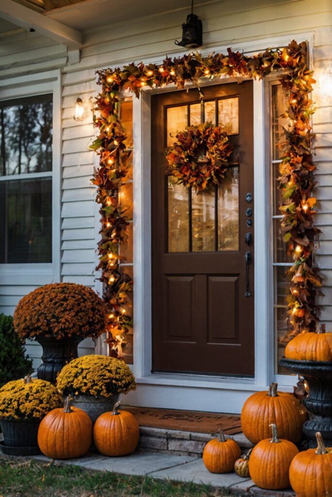 Fall porch decor, Fall porch ideas, Porch decorating, Outdoor fall decor, Rustic porch decor