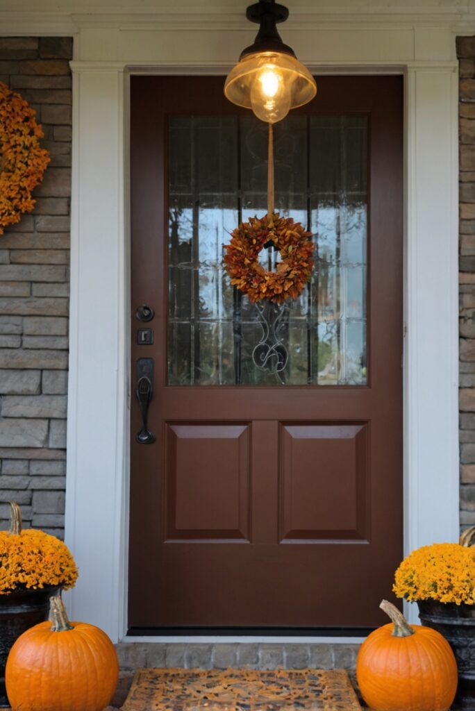 Porch decor ideas, Fall porch decorations, Autumn porch design, Outdoor fall decorations, Front porch fall decor