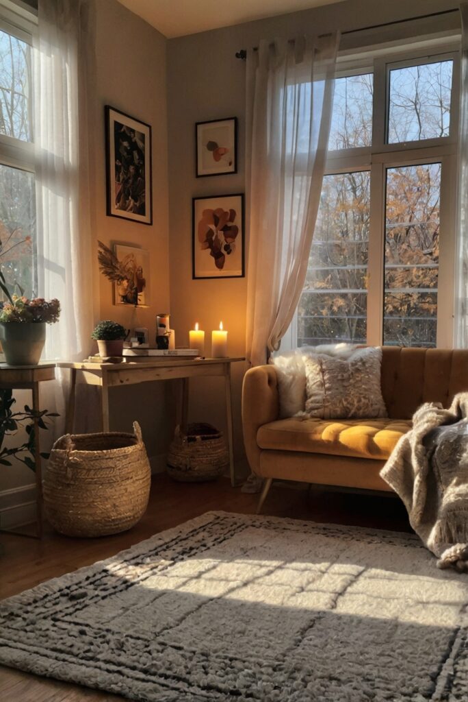 Upgrade Space Ideas, Fall Room Decor, Aesthetic Designs, Cozy Home Makeover, Interior Design Trends