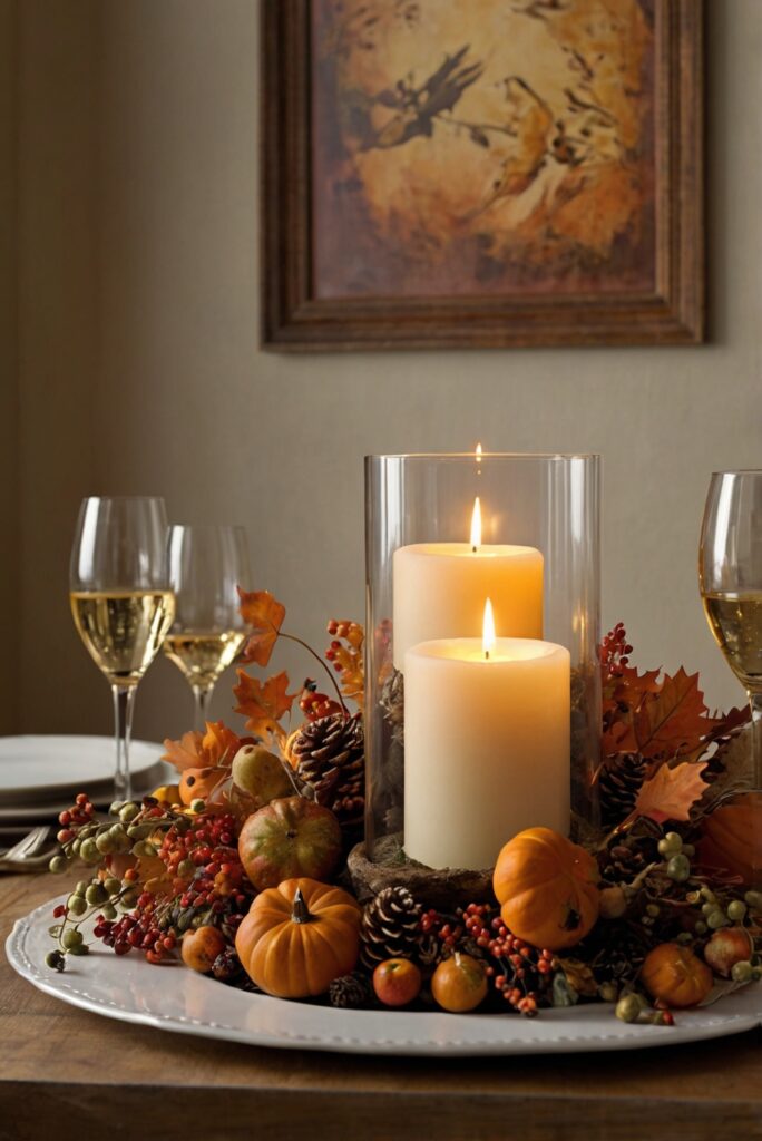 Room decor, Festive decorations, Thanksgiving centerpiece, Seasonal home decor, Cozy living space