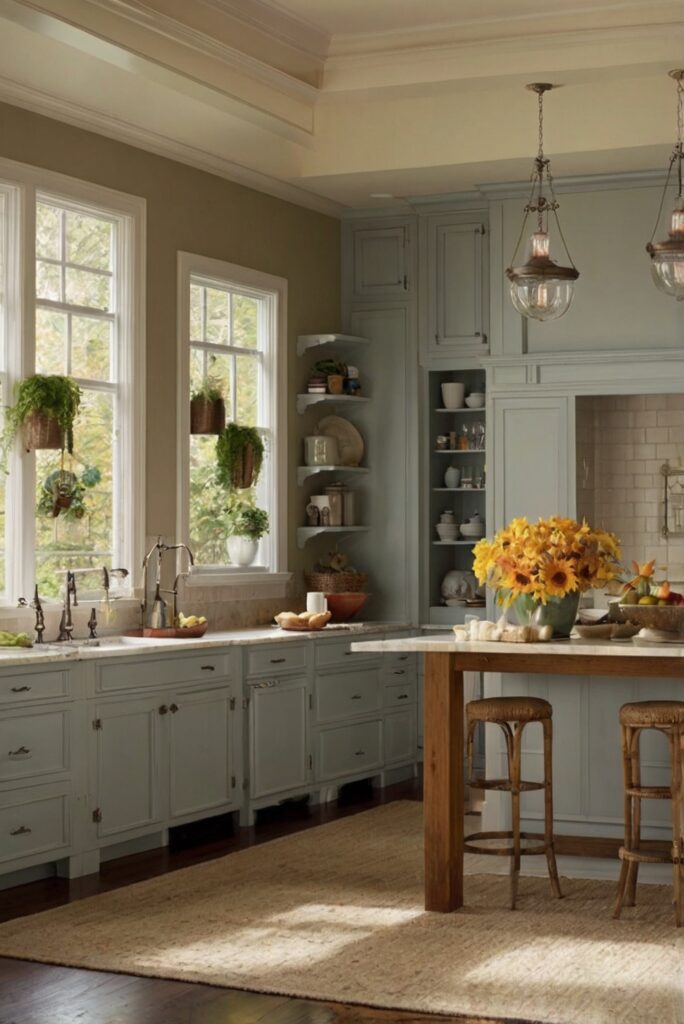 Kitchen renovation, Home improvement, Interior design, Paint colors, Color palette