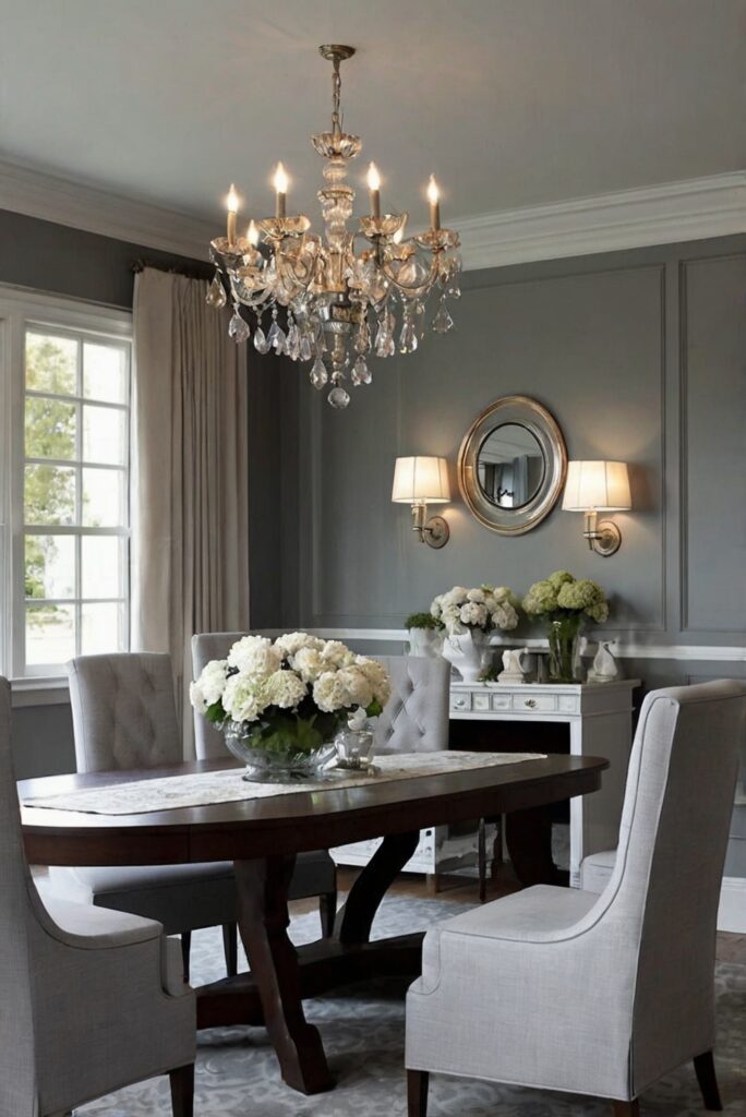 "9 Best Color Combinations for Gray Dining Room Decor"