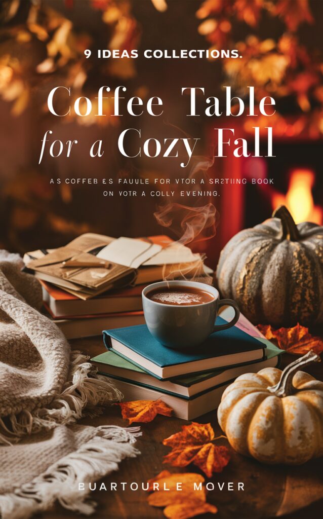 fall decor, coffee table, home decorating ideas, autumn decorations, living room design