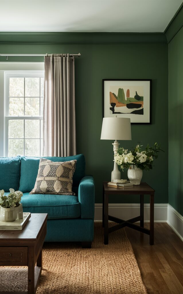 Green living room paint ideas, Sherwin Williams green paint, Best green living room paint, Green paint colors for living room, Sherwin Williams green hues