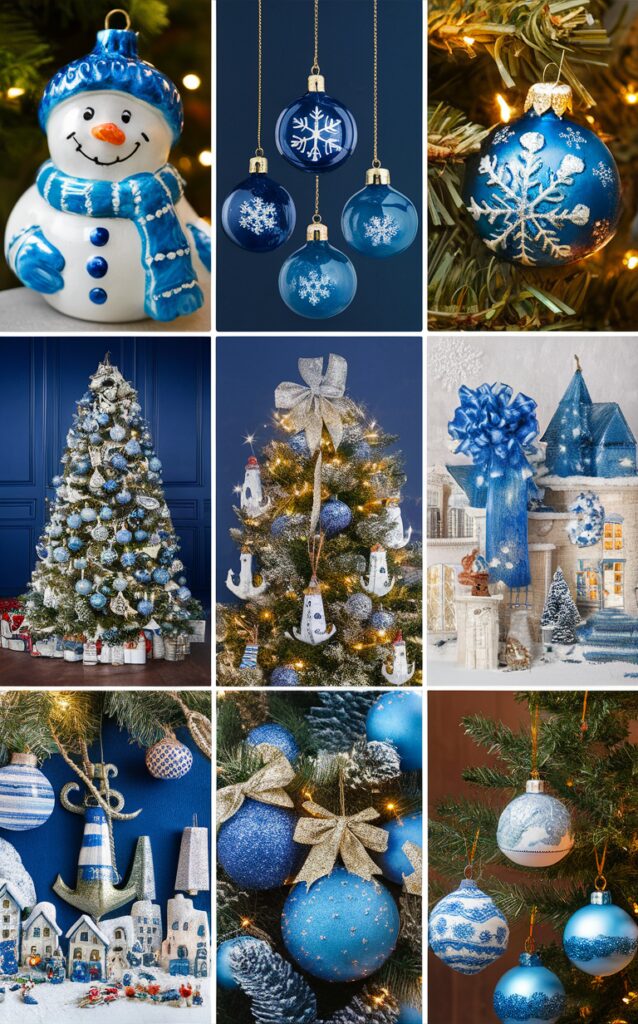 Stylish Christmas Ornaments Display, Unique Ornament Showcases, Ornament Display Ideas, Creative Christmas Ornament Arrangements, Ornamental Holiday Decor