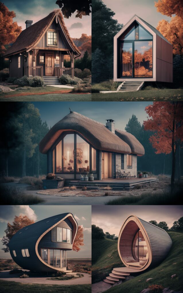 tiny home plans, small house design, space-saving homes, minimalist living, affordable housing