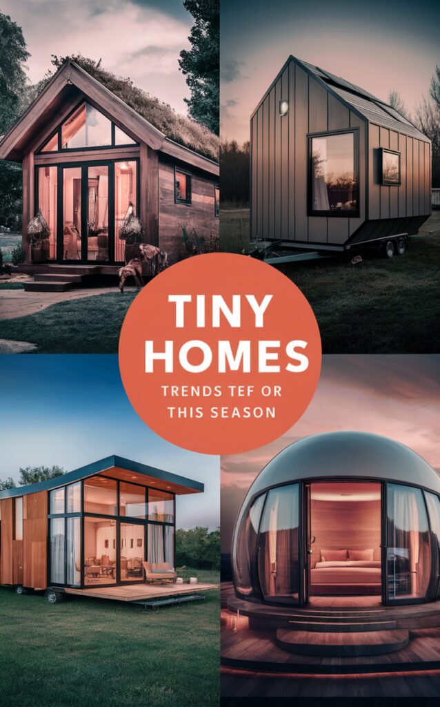 Luxury interior design, Modern tiny home, High-end decor, Upscale tiny house, Designer small space.