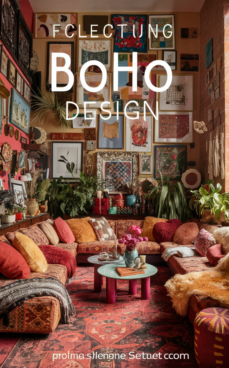 bohemian home decor, boho chic interior design, boho living room ideas, modern boho bedroom, stylish boho furniture