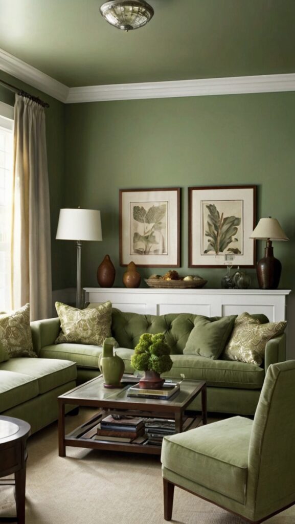 
sage green and white kitchen
sage accent wall
sage green shaker kitchen
sage shaker kitchen

sage green and blue living room,
light sage green living room,
sage and grey living room,