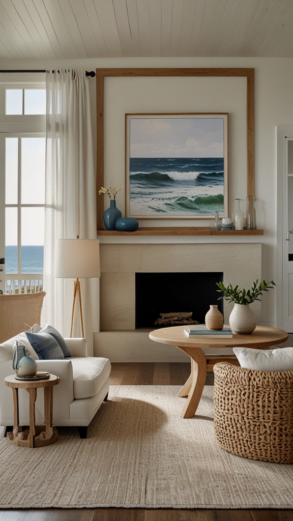 beach decor, coastal living, nautical theme, seashell accents, ocean-inspired design