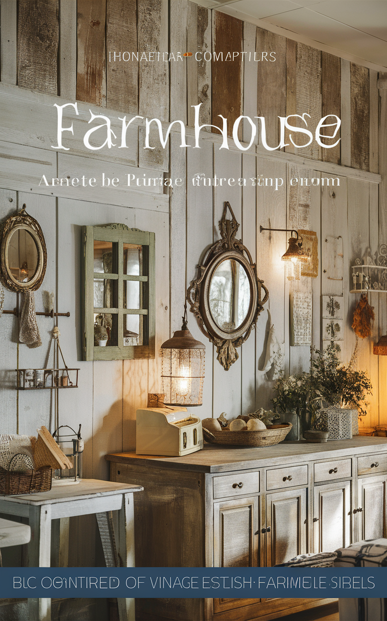 Farmhouse decor, Home office design, Rustic office furniture, Modern farmhouse style, Country office décor