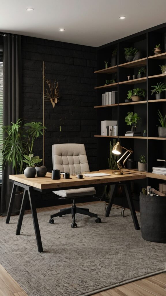 home office decor, modern office design, office organization, minimalist office space, stylish home office