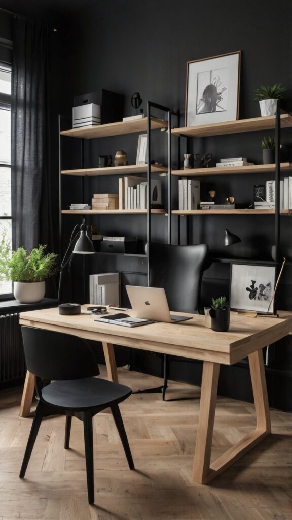 home office decor, modern office design, office organization, minimalist office space, stylish home office