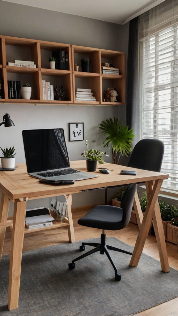 
japandi office space,
japandi office ideas,
japandi style home office,
japandi desk setup,