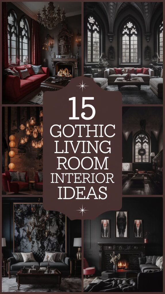 Living Room Inspiration 15 Unique Ideas for a Gothic Living Room Interior