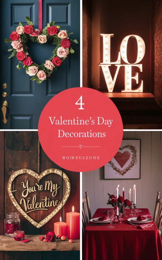 Valentines wreath, Valentines centerpieces, Valentines garland, Valentines mantel decor, Valentines floral arrangements