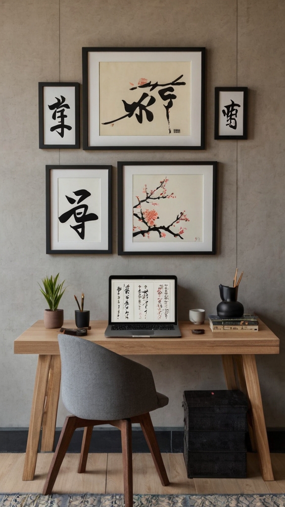 japandi office design,
japandi office space,
japandi office ideas,
japandi style home office,
japandi desk setup,