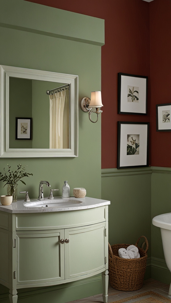 25 Sage Green Bathroom Ideas to Refresh Your Space 💚 | HOME CABINET EXPERT