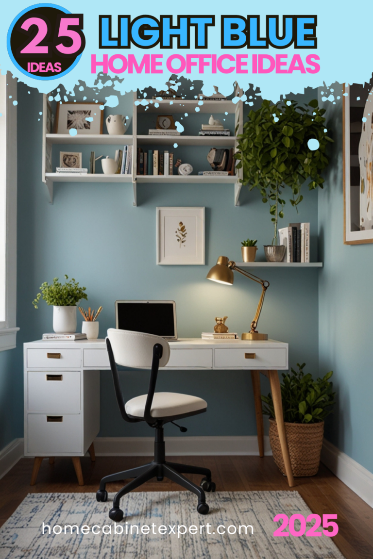 25 Light Blue Home Office Ideas for a Modern 2025 Makeover | HOME ...
