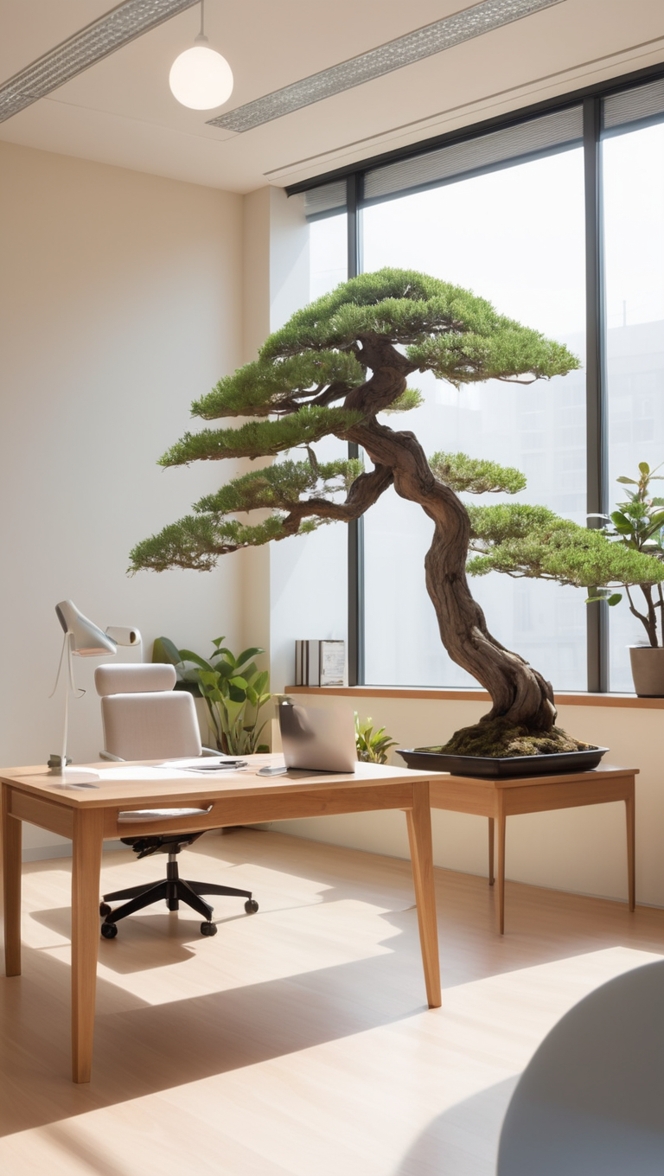 Bonsai Tint, Office Design, Softened, Subtle Hue, Interior Deco