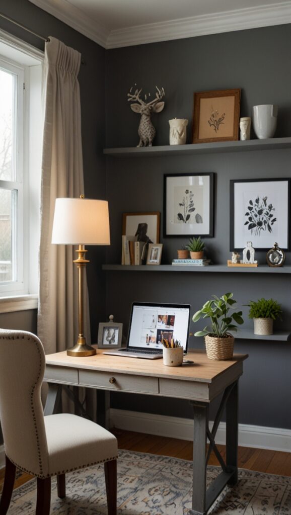 home office decor, interior design ideas, home workspace makeover, elegant home office, contemporary office design