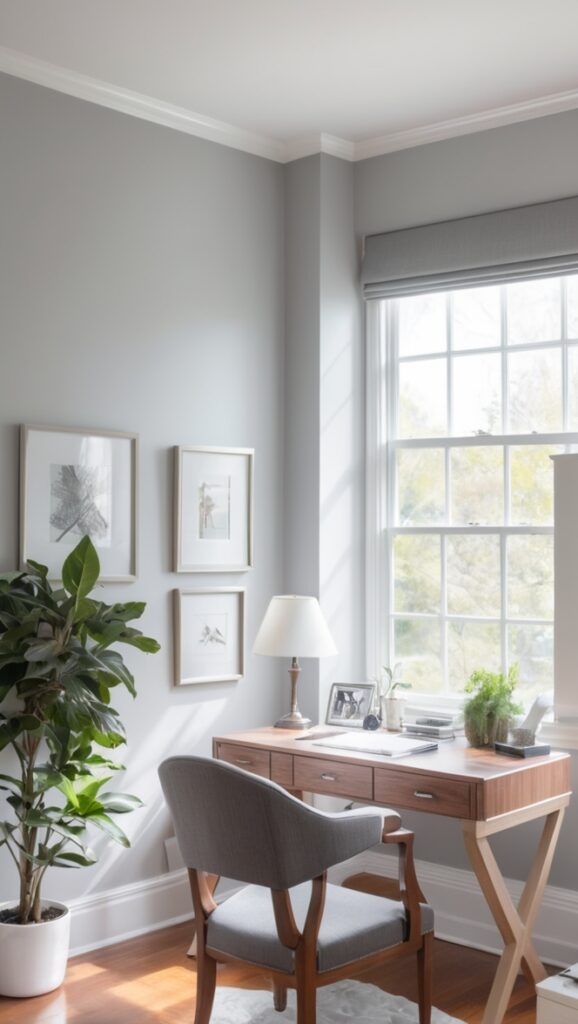 Conservative Gray Office Decor , Gray Office Design Ideas , Modern Gray Office Makeover , Stylish Gray Office Inspiration , Elegant Gray Office Color Scheme