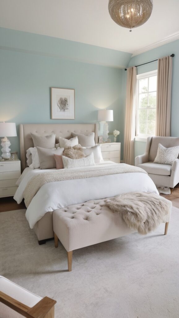 Master Bedroom Ideas, Bedroom Makeover Ideas, Romantic Bedroom Decor, Contemporary Bedroom Designs, Bedroom Renovation Ideas