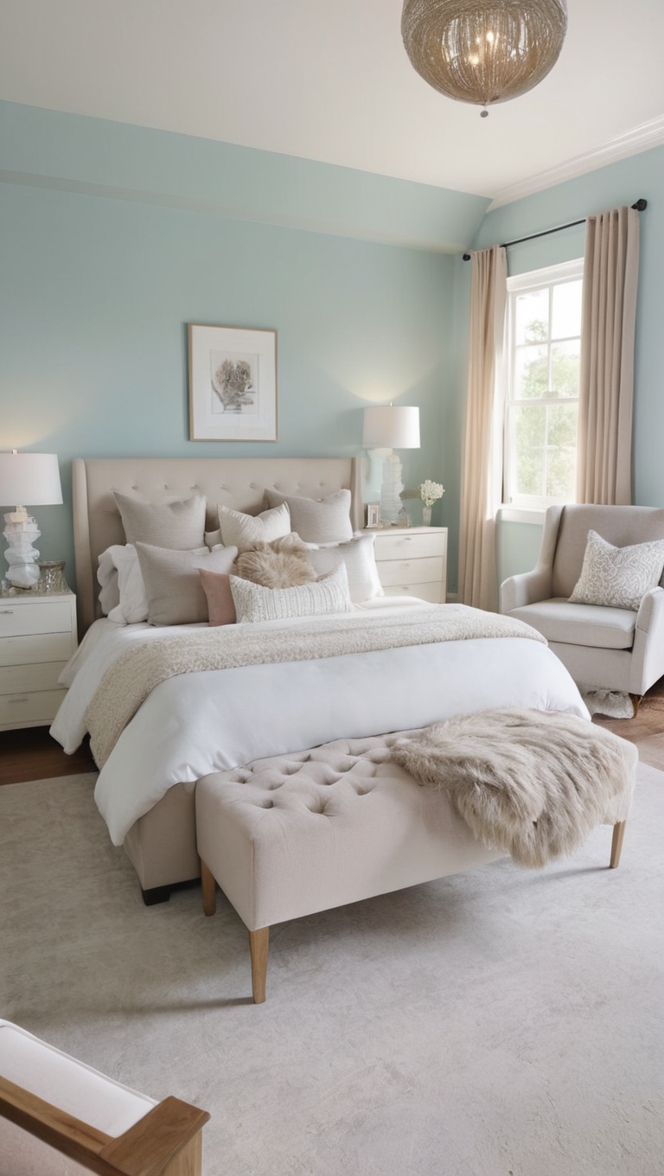 Master Bedroom Ideas, Bedroom Makeover Ideas, Romantic Bedroom Decor, Contemporary Bedroom Designs, Bedroom Renovation Ideas 