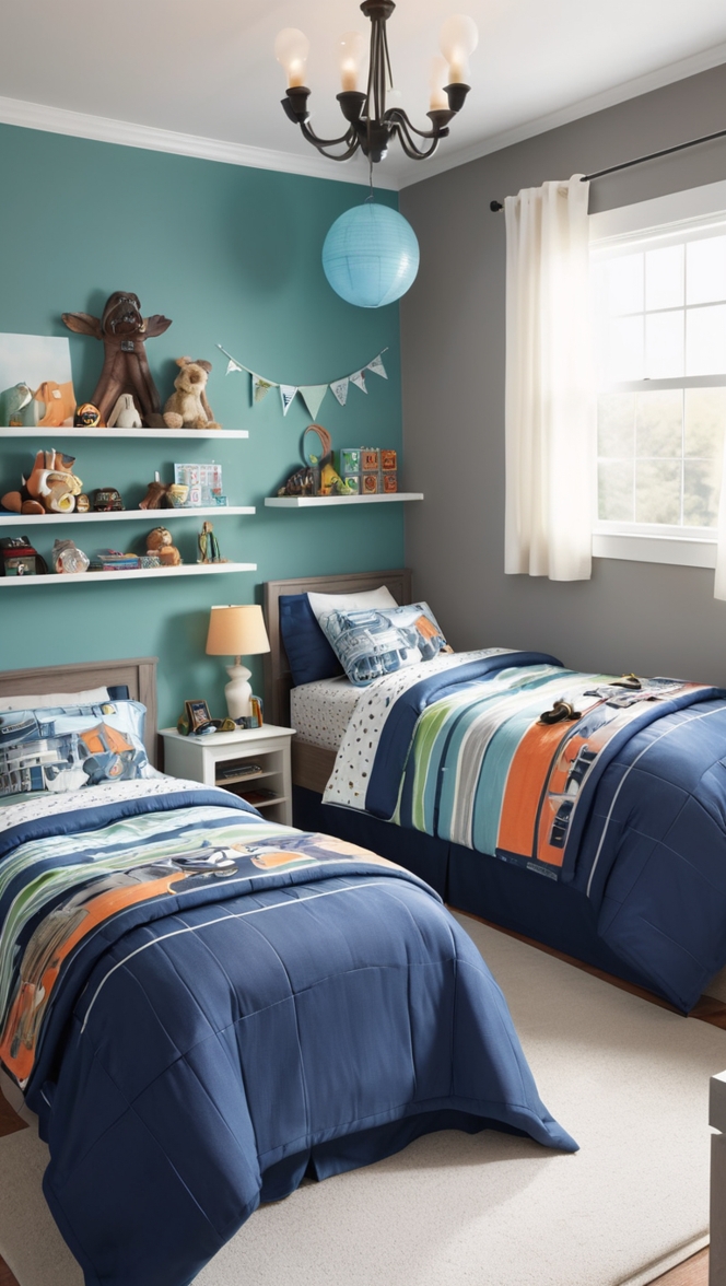 teenage boys gaming room ideas, cool boys game room decor, video game themed boys bedroom, boys gamer bedroom furniture, trendy kids gaming room design