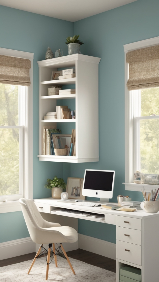 cozy home office decor, home office organization, guest room design, stylish home office, luxury home office