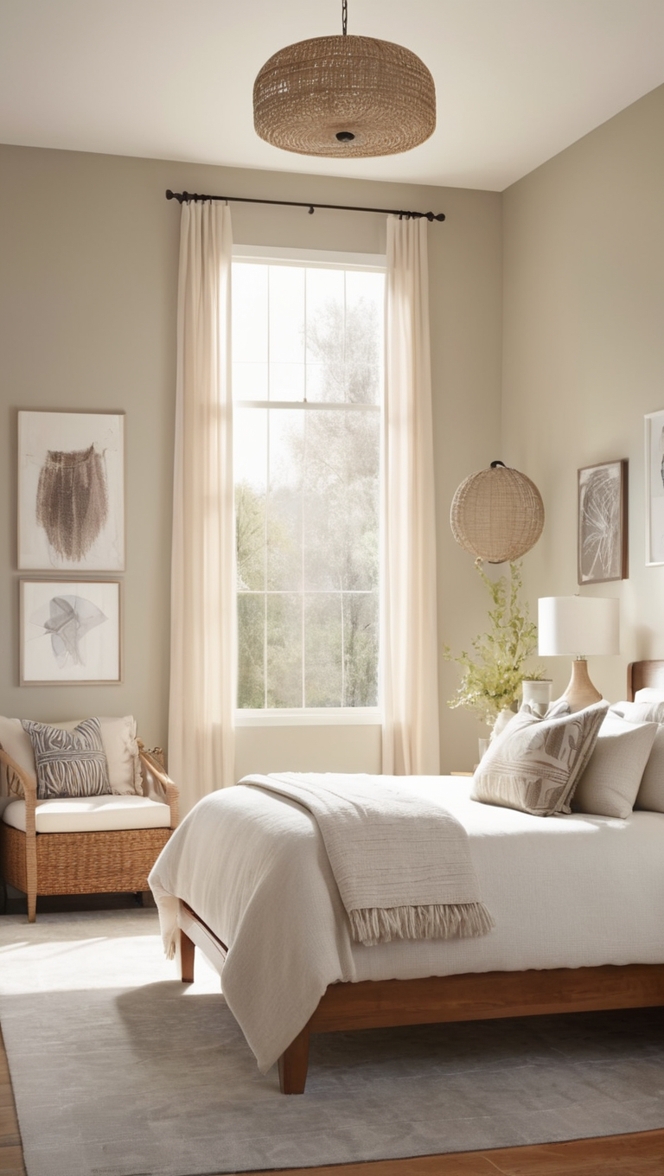 modern bedroom design, cozy bedroom decor, neutral bedroom ideas, contemporary bedroom furniture, minimalist bedroom style