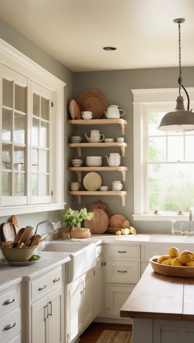 farmhouse kitchen ideas, rustic kitchen design, country kitchen decor, vintage kitchen accessories, farmhouse style cabinets 