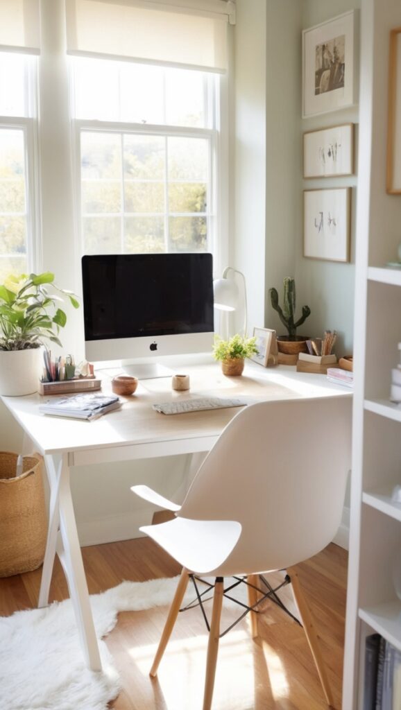 home office furniture, office desk, office chair, work from home, home office design