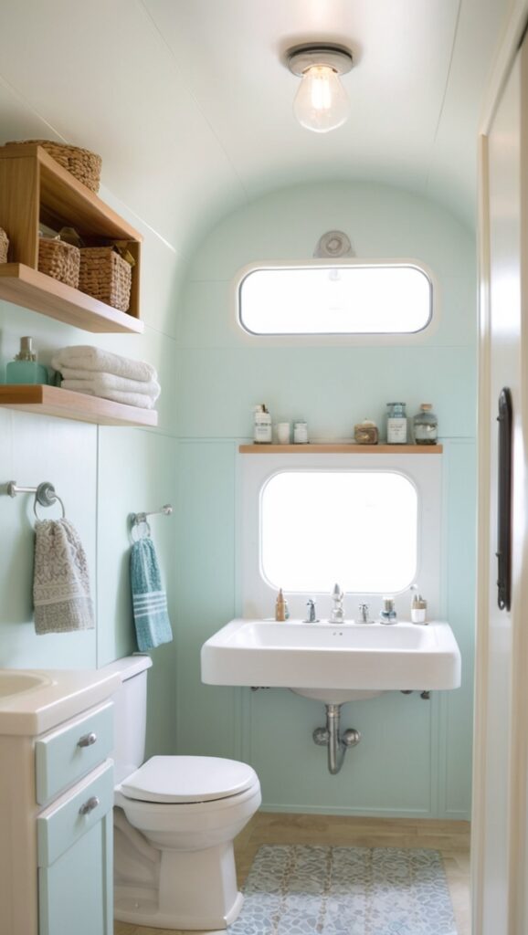 small bathroom remodel, camper van renovation, tiny home renovation, bathroom renovations on a budget, bathroom renovation ideas